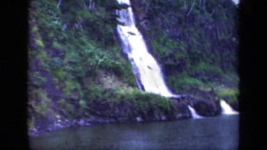 1941: beautiful view of waterfall NEW YORK