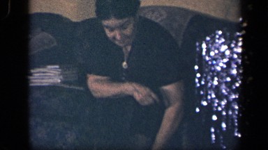 1942: there was woman touching with dog SEBRING OHIO