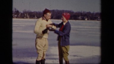 1942: two lovely couples are enjoying their vacation at lonely place