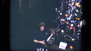 1942: two men organizing christmas presents SEBRING OHIO