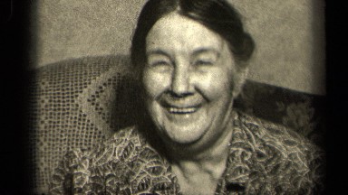 1942: older women sitting and laughing joyfully SEBRING OHIO