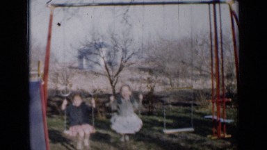 1958: girls playing in park MINNESOTA