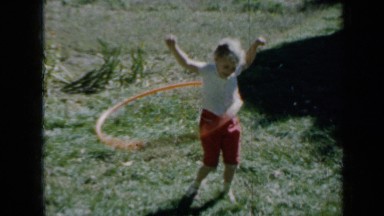 1958: child hula-hooping. MINNESOTA