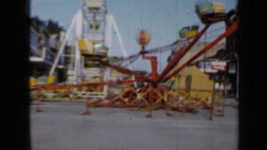 1958: in exhibition,there was empty merry-go-round include giant wheel MINNESOTA