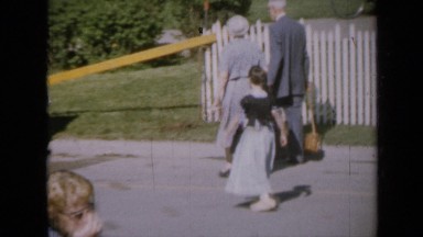 1959: the people gathered together and enjoying IOWA
