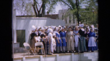 1959: choir singing on stage IOWA