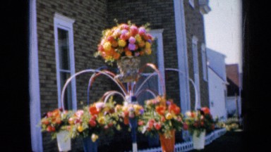1959: showing beautifulness of different color flowers IOWA