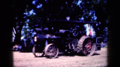 1959: the invention of huge vehicle on countryside IOWA