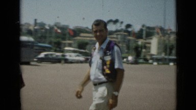 1962: the man was moving and laughing CANNES FRANCE