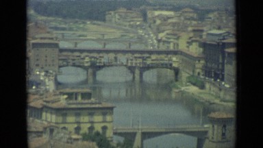 1962: Rare 8mm Footage of Florence Italy Streets and Classic Cars