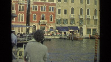 1962: beautiful location of boat travels, tourist people travel in boat, boat