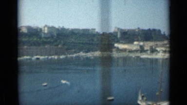 1962: Ships Docked in Monaco Harbor Near Mediterranean Ocean