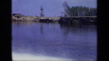 1971: Sailing at High Speed on River in Moscow, Russia