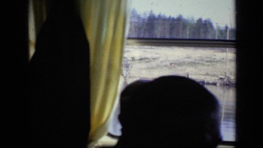 1971: a nice view from window of train MOSCOW RUSSIA
