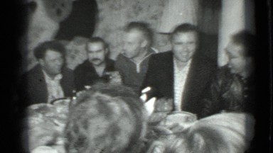 1975: gathering in dinner RUSSIA