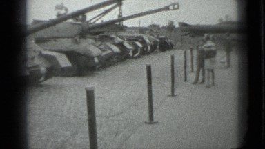 1983: People Gather to See Military Display in Russia