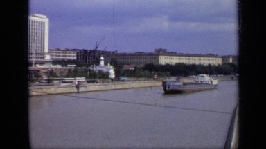 1971: Amazing Ship Ride in River Moscow Russia