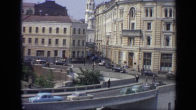 1971: highway city traffic MOSCOW RUSSIA