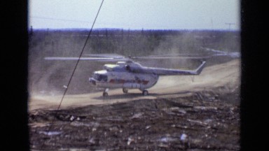 1971: landing of helicopter MOSCOW RUSSIA