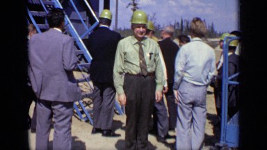 1971: group of civil engineers are happy, completed project MOSCOW RUSSIA