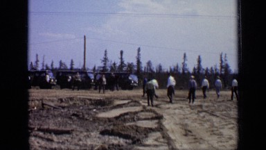 1971: people are gathered together and discussing MOSCOW RUSSIA