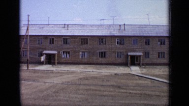 1971: different types of buildings and houses at different places at daytime