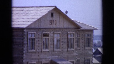 1971: the building in place is numbered as 1970 and made with woods MOSCOW