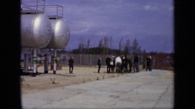 1971: lots of people getting together and having talk MOSCOW RUSSIA