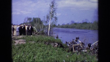 1971: all people get together at valley for site making decision MOSCOW RUSSIA