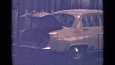 1967: some boys are came to tour in ambassador car RUSSIA