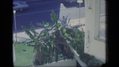 1970: shot of streets and city from window PUERTO RICO