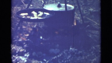 1967: enjoying vacation by some peoples and cooking for their meals RUSSIA