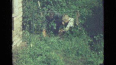 1967: family getting ready to go on vacation. RUSSIA