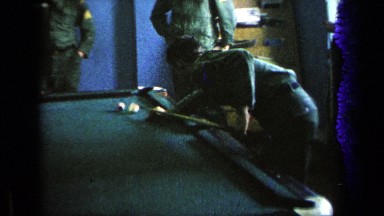 1963: during intervals of working time,people's played snooker game GERMANY