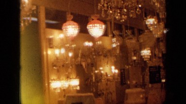 1963: the party with colorful lights, person was talking LONDON ENGLAND
