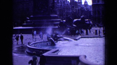 1963: beautiful water fountain LONDON ENGLAND