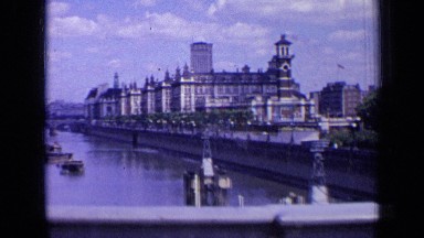 1963: palace at seaside bridge beautiful for tourism, beautiful palace of kings