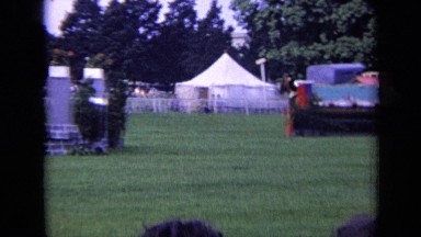 1963: horse and rider jumping obstacle LONDON ENGLAND