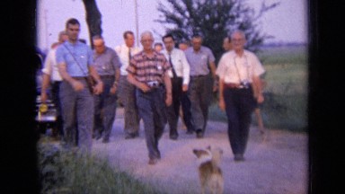 1963: the people were walking on road RUSSIA