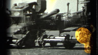1963: lots of people's standing with farming machines in huge land in russia