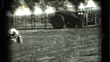 1963: panorama of junkyard full of old biplanes RUSSIA