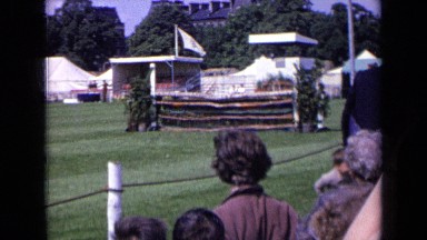 1963: peoples are sitting and watching wonderful horse race ENGLAND