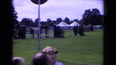 1963: the enjoyment of watching horse competitions on nice beautiful day ENGLAND