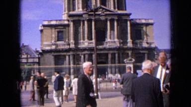 1963: the people were talking, standing and walking FRANCE