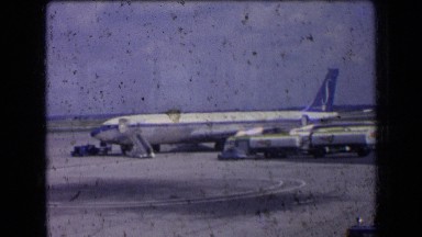 1963: the aeroplane was landed in airport FRANCE