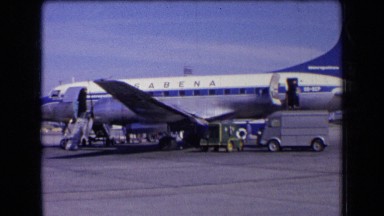 1963: Closer View of Aeroplane in France