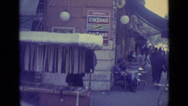 1962: the people were walking in bazaar VATICAN CITY