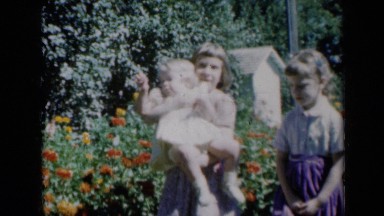 1961: the group of children are inside beautiful place MISSOURI
