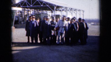1961: the people were walking in industry MISSOURI