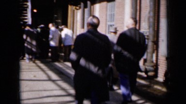 1961: few peoples are walking and move to upstairs MISSOURI